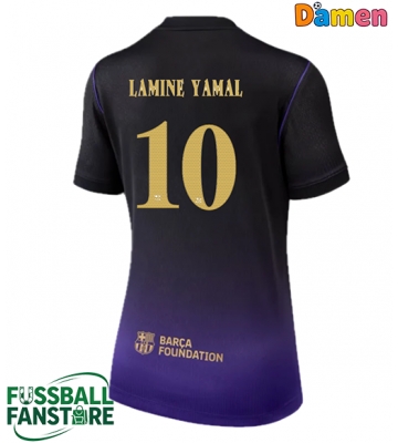 Barcelona Lamine Yamal #10 Replik Auswärtstrikot Damen 2026-27 Kurzarm